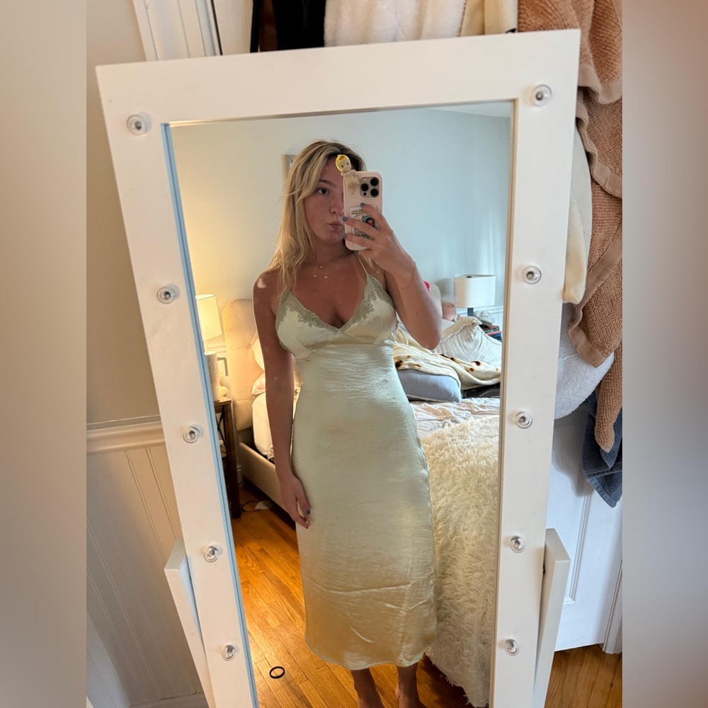 Urban Outfitters Elegant Satin Slip Dress